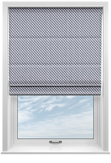 Jaipur, Cobalt - Roman Blind